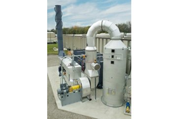 Packed Bed Wet Scrubber for Boiler Fumes